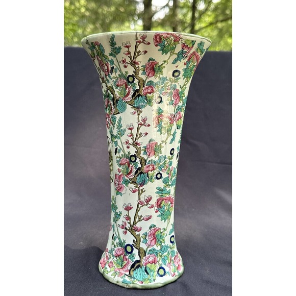 Stunning 10” Antique French Artist Signed Asian Style Vase Amazing Color! -S1 - Picture 2 of 11